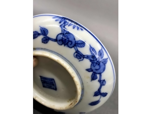 青花宝相花小盘