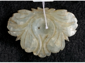 白玉珠花佩