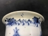 青花山水直筒花插