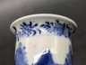 青花山水直筒花插