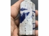 青花山水八方鼻烟壶