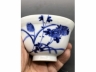 青花花蝶纹盖碗
