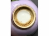 天蓝地粉彩皮球花茶盏