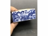 青花云龙纹四方印盒