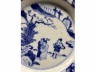 青花三顾茅庐折沿碟