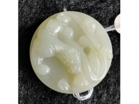 白玉八卦螭龙璧