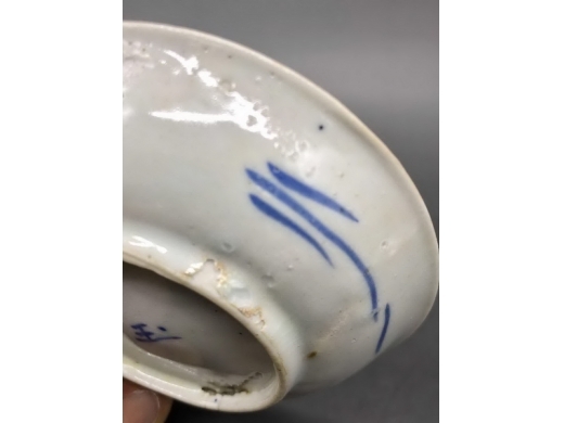 青花鲤鱼纹碟