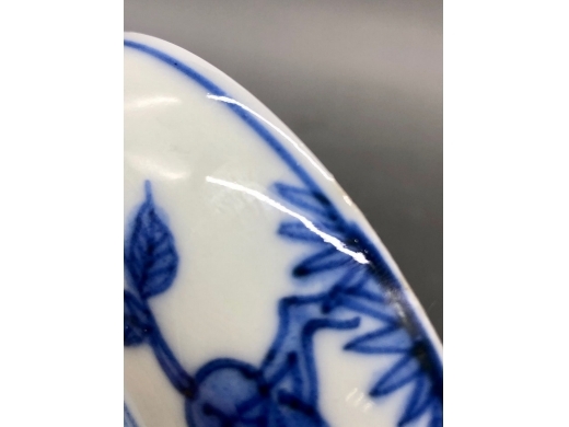 青花宝相花小盘