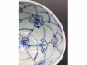 青花淡描冰梅纹米通花茶碗