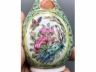 广彩锦地开光花鸟玉壶春瓶