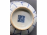 青花淡描冰梅纹米通花茶碗