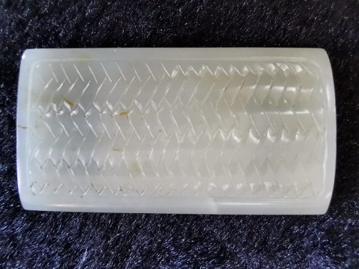 白玉席纹墨床