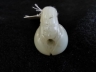白玉木鱼挂件