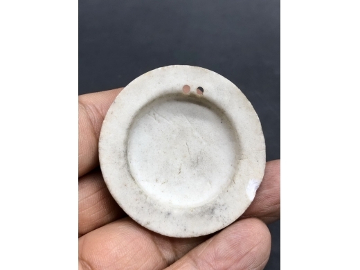 粉彩堆瓷荷花型侧把壶