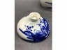 青花人物盖缸