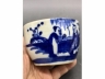 青花人物盖缸