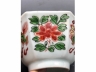 五彩狮子戏牡丹六方茶盏