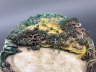 素三彩堆瓷山水瓷砚