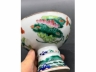 粉彩四季花卉高足碗