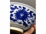 青花缠枝宝相花茶碗