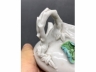 粉彩堆瓷荷花型侧把壶