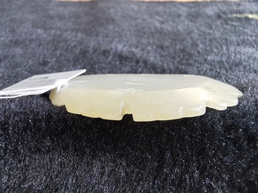 白玉珠花玉佩