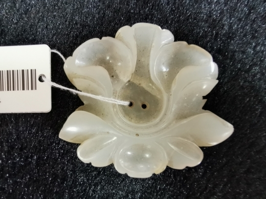 白玉珠花佩