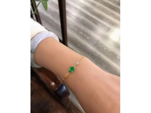 17号18K金葫芦手链