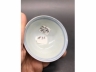 青花加彩山水纹杯碟