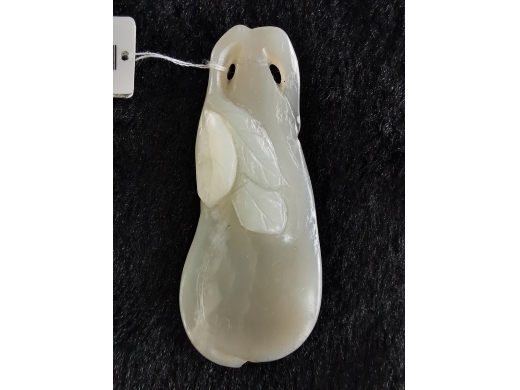 白玉豆荚挂饰
