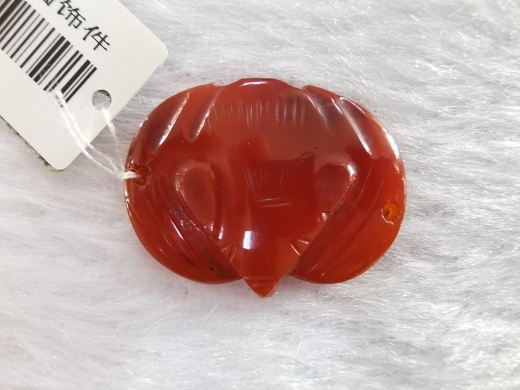 玛瑙蝙蝠佩饰