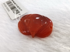 玛瑙蝙蝠佩饰