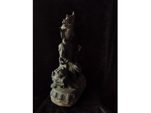 文殊菩萨铜像