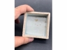 青花花卉纹四方印盒