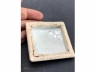青花花卉纹四方印盒