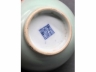 外豆青里青花缠枝宝相花茶盏