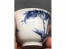 青花竹枝纹铃铛杯