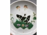 粉彩花蝶纹盘