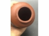 紫砂刻紫藤萝卜瓶