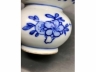 青花花果纹渣斗