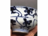 青花灵芝纹茶盏