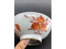 矾红三果碗二只