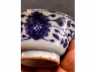 青花缠枝宝相花纹茶盏