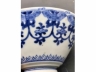 青花花蝶璎珞纹斗笠茶盏