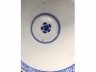 青花花蝶璎珞纹斗笠茶盏