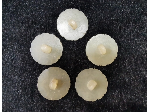 白玉纽扣（5粒）