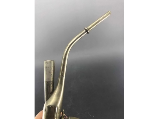 白铜刻嫦娥奔月水烟筒