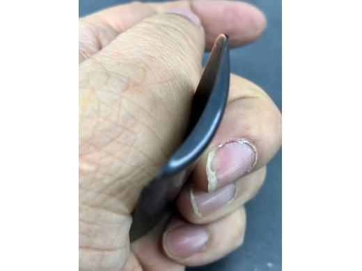 铜锤起纹茶箕，铜镀锌锁片