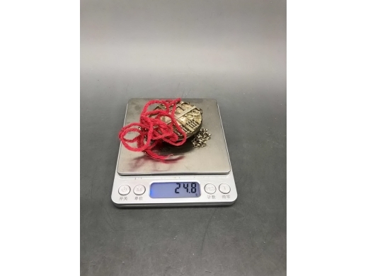 银刻十二生肖抓周盘挂件