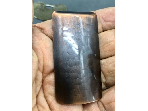 铜锤起纹茶箕，铜镀锌锁片